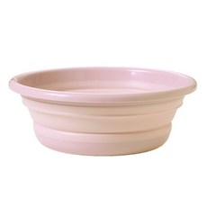 휴대용 Foldable Washbasin 라운드 욕실 Washbasin 세탁 캠핑 여행 확장 가능한 압축 Washbasin, 초콜렛, 1개