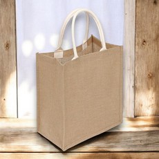 게더릭 에코 린넨 가방 (32x36cm) (화이트손잡이) got+161TL