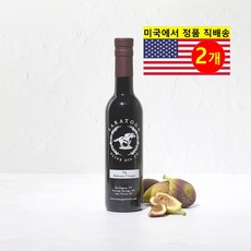 Saratoga Olive Oil 무화과 다크 발사믹 식초 200ml 1개, 2개