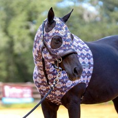 Jeffers Expression 라이크라 말 후드 코브 - 사전 쇼 준비 그루밍 또는 안정적인 사용을 위한 신축성 있는 스판덱스 갈기 커버 - 먼지로부터 안전하고 편안한, Cob, 썬더버드, 1