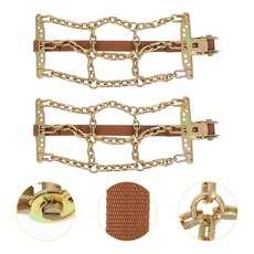 자동차 스노우 체인 스틸 타이어 휠 용 미끄럼 방지 진흙 모래 도로 용품 겨울 안전 차량 액세서리, 1개