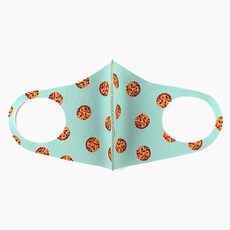 WH0551 쿠키 발열 마스크 주니어 유아 중학생 아동 캐릭터 빨아쓰는 면 초등학생 마스크 dew+873lT