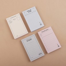 듀엔드 메모패드 (4 option), 라인(그레이)