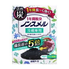 【易油網】白元 活性炭 冰箱除臭劑 超長效 竹炭 蔬果 冷藏 #13149 冷藏庫用-綠, 1個, 冷藏庫用-綠 #13149
