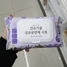 건조기용 섬유유연제시트 화이트머스크향, 30매입, 1개