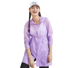 TECTOP 探拓戶外 201228女款長版抗UV超輕薄外套(抗UV、防潑水、好輕薄)
