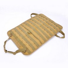 뒷좌석수납함 시트백 정리함 등받이 차량용품 필수, 범용 쿤청, 카키, 1개