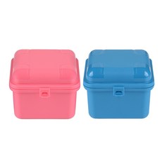 플라콘 위생 의치 세정컵, 1개, 1개입