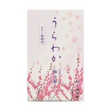 우라와까 매화 매실향 일본 초미연향 연기적은 인센스스틱 선향, 매화의 과실을 이미지한 향