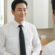 제이엠엘 간편착용 면접 조문 클래식 자동 넥타이 블랙 1개