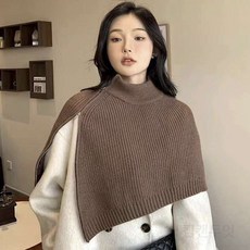 케이프숄 여성 집업 트임 판쵸 망토 어깨숄 터틀넥 K29