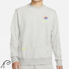 NIKE 法國長袖大學T 灰色+PG背帶