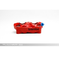 紅Brembo / 高性能 HYPURE 輻射卡鉗 100mm 專為頂級性能車款所開發 安全制動, 1個, 右
