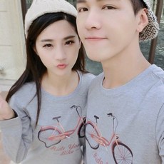 艾咪e舖 快速出貨 MIT台灣製 純棉情侶裝班服長T【YCL444】長袖卡其色系