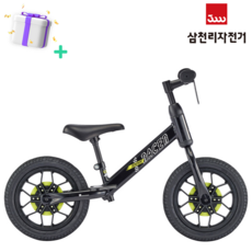 2026 삼천리 베베몽 레이서 밸런스바이크, 1개, 82.5cm, 블랙
