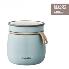 mosh! 保溫燜燒杯 480ml, 1個, 浅蓝色480ml, 浅蓝色