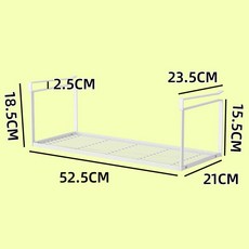 廚房置物架 櫥櫃下掛架鍋架 鍋具收納神器 鍋架 隔板分層吊櫃用品家用大全 隔板分層, 櫥櫃下掛板-大號鏤空款(高雅白), 1個