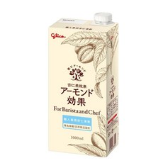 Glico 格力高 職人杏仁果飲，香醇濃郁，無添加蔗糖，健康美味，隨時補充能量, 6個, 1L