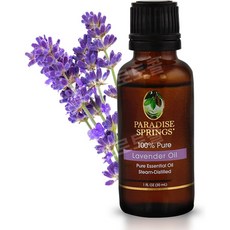 유기농 일랑일랑 에센셜 오일 30ml 천연 아로마테라피, 1 fl oz (1개입), 라벤더