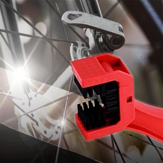 더가몽 자전거 체인 청소 브러쉬 자전거체인기름때청소, 블랙