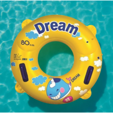 9개월 아기 튜브 보행기 물놀이 그늘막 등받이 야외 유아용 두돌 수영 어린이, 1개