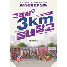 그래서 3km 동네 광고:초보 사장 혼자서도 월매출 판을 뒤집는 인스타 당근 광고 실전서, 아이허브, 그래서노벰버(윤민옥) 저