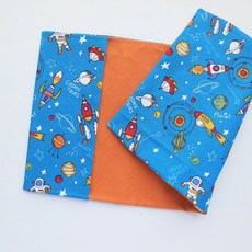 外太空 書衣 書套 可調式 布書衣 A6 A5 B6 50K 25K 32K 20K 16K A4 媽媽手冊, 1個