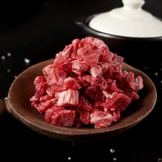 장생한우 ++1등급 투뿔한우 국거리 [원산지:국산], 1개, 200g