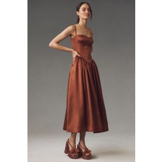 slim fit dress slacks Marea by Liz Joy Camille Dress - White Demi Eyelet - Female