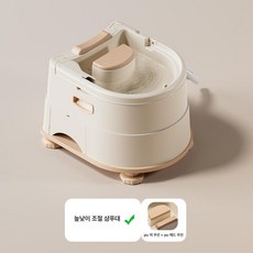 소르베어 누워서머리감기 머리감기 머리감기기 접이식, 기본 세척기 웜 애프리콧, 1개, 1L