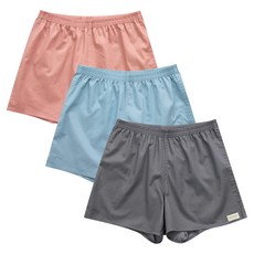 물랑루즈 여성 홈웨어 파스텔 트렁크팬티 3종세트