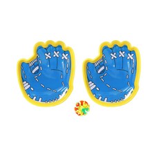 戶外玩具 兒童玩具 親子遊戲 拋接球 吸盤球 戶外遊戲 棒球遊戲 黏黏球 玩具球 有趣玩具 拋接球組 接球玩具, 藍色＊親子趣味拋接球＊2球拍+1吸盤球, 1套