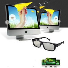 편광 안경 3D 영화 시청 입체 안경 TV 영상 관람 특수, 1개, 상세페이지 참조