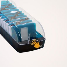 명함통 대형 색상랜덤 1P 아크릴명함꽂이 오피스용품 쓱템, 1개