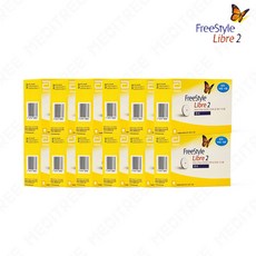 애보트 프리스타일 리브레 2 무채혈 연속 혈당측정기 12개 (168일), FreeStyle Libre2
