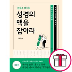 [개정판] 성경의 맥을 잡아라 - 도서출판 두란노 문봉주 + 말씀카드 5종 세트 증정, 단품