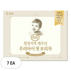 순작 제주산 우리아이 첫 보리차, 8g, 24개입, 7개