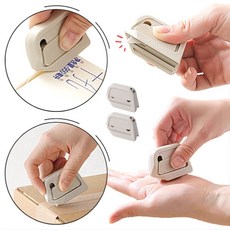 이숍 자석미니칼 세라믹 커터칼 택배 박스 안전칼, 2개, 베이지