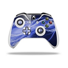 XBOX One SX 컨트롤러와 호환되는 WraptorSkinz 데칼 비닐 스킨 랩 - 미스틱 보텍스 블루컨트롤러 미포함, XBOX One SX 컨트롤러와 호환되는 Wraptor