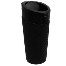 Zorfeter 누출 방지 자동차 쓰레기통 2팩 미니 소형 쓰레기통 컵 홀더 휴대용 쓰레기통 뒷좌석/SUV 트럭 액세서리용 블랙 차량 쓰레기통, 1