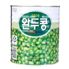 자연일로 삼아 완두콩 통조림 3kg 대용량 식재료용 콩통조림, 1개