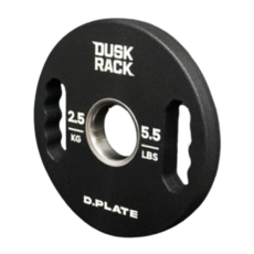 더스크랙 D plate 바벨 pev 중량 원판, 2.5kg, 2개, 무광블랙