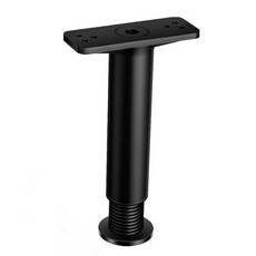 아이베란다 침대보강 조절발 가구다리 길이조정 발통, E(200-370mm), 1개, 블랙
