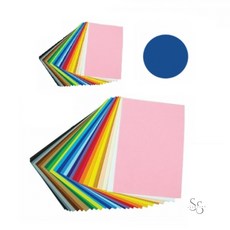 쏨숭 칼라펠트 접착 진파랑 45x30cm 1개 미술재료