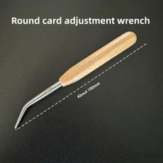쉬안 공 피아노 튜닝 도구 원형 카드 키 렌치 목공용 네일 코드 니들, 1개, 1. 100mm