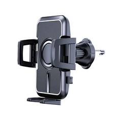 차량용 휴대폰 거치대 에어벤트 폰 홀더 자동 클램프 마운트 360도 회전 원핸드 조작 스마트폰 운전 중 사용 가능 안정적인 지지력, [02] A