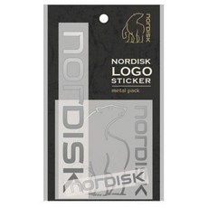 HJ[노르디스크] 정식수입품 크롬 메탈 스티커 세트(3종), 1개