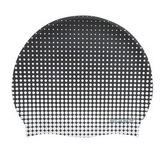 SPORT 스포츠i Molecule USA 실리콘 수영 모자 - 레드/화이트 성인용 148688, 화이트/블랙