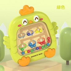小雞磁力畫板 磁力走珠迷宮盤, 1個, 小雞磁力畫板【綠色】, N/A