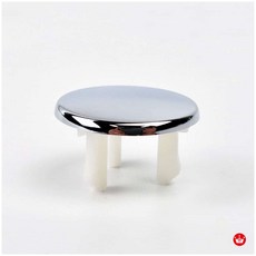 세면대 오버플로우 캡 오버홀 냄새 차단 마개, 02_PP 실버 원형 마개